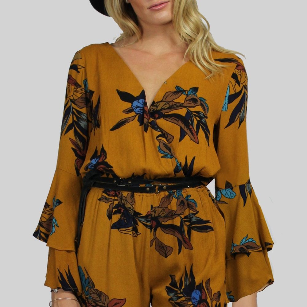 Floral Romper Playsuit Jumpsuit